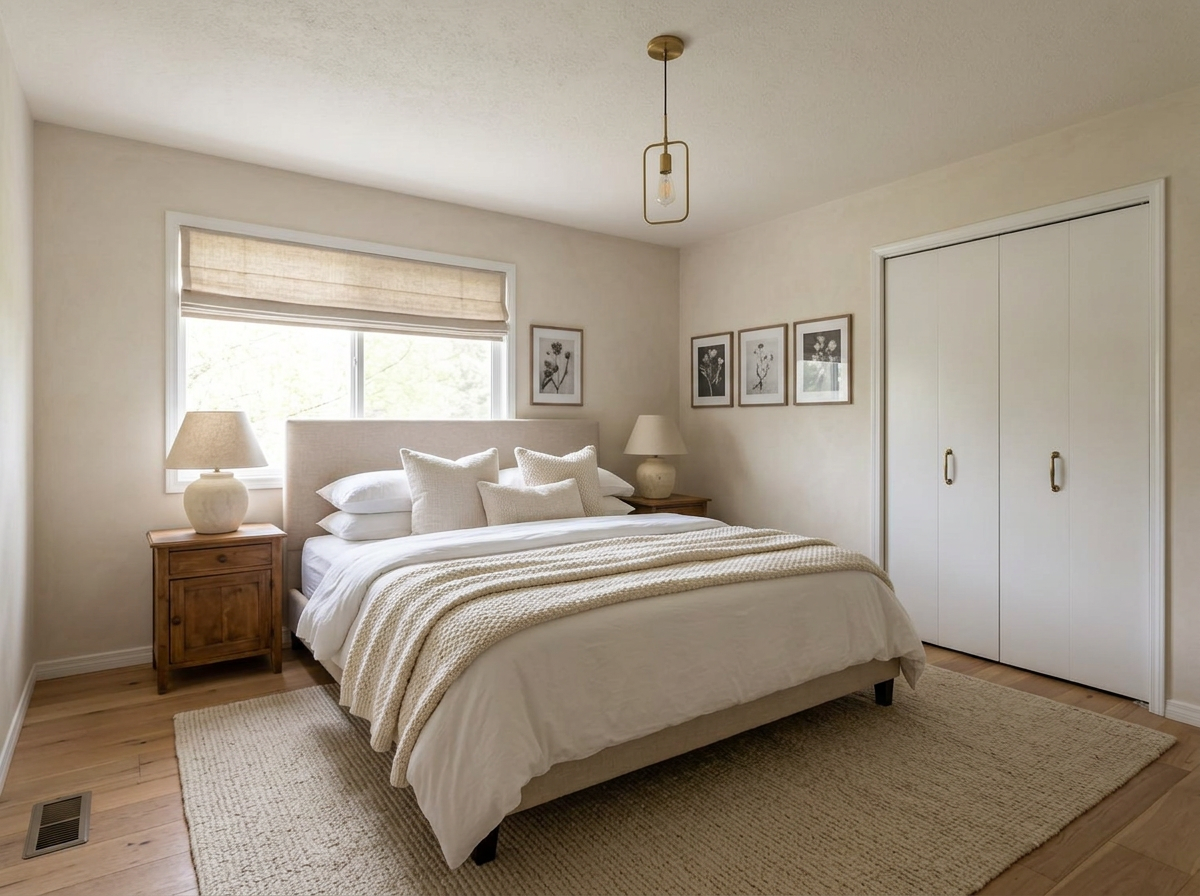 The Primary Bedroom after the redesign